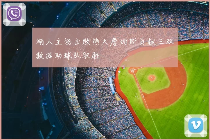 湖人主场击败热火詹姆斯贡献三双数据助球队取胜