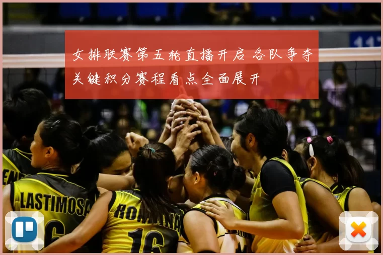 女排联赛第五轮直播开启 各队争夺关键积分赛程看点全面展开